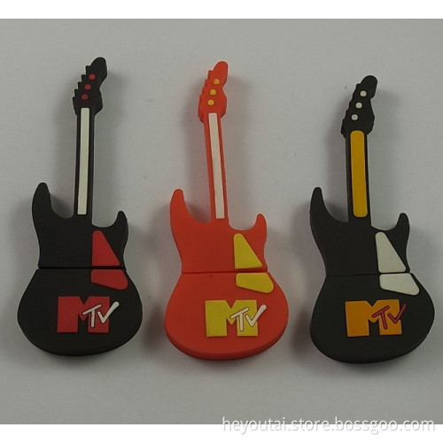 Musical Instrument USB Flash Drive in Guitar Piano Violin Shape